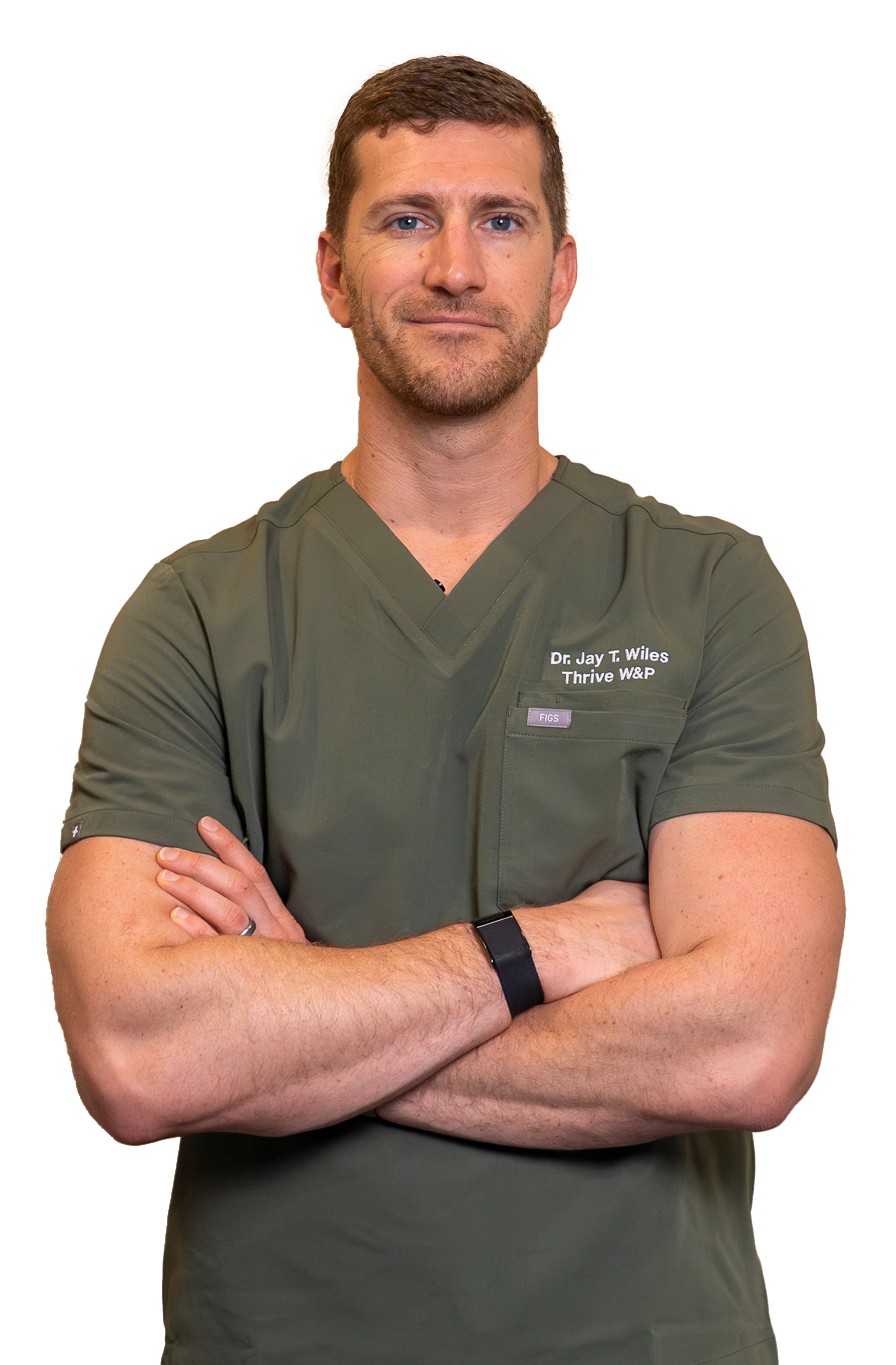 Dr. Jay T. Wiles, clinical health and performance psychologist at Thrive Wellness and Performance
